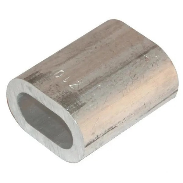 Presshülse Drahtseil Pressklemmen Aluminium 10mm    0621 4161