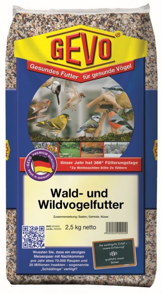 GEVO Wald u. Wildvogelfutter 2,5 kg 1022 8690