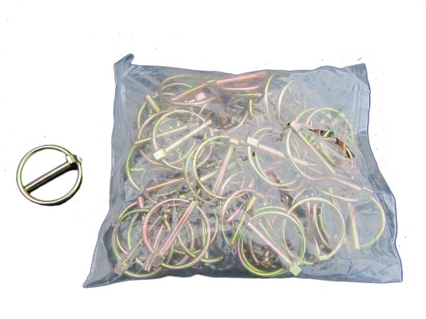 50 Stück 6mm Klappsplint Splint Klappstecker