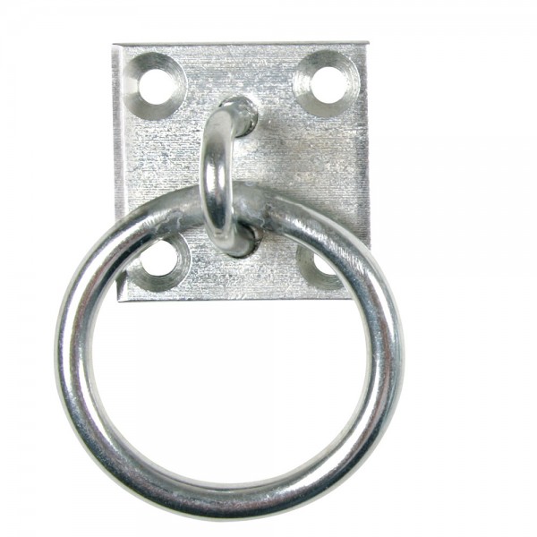 Anbindering Platte 5x5 cm Ring 6,5 cm   0323 8795