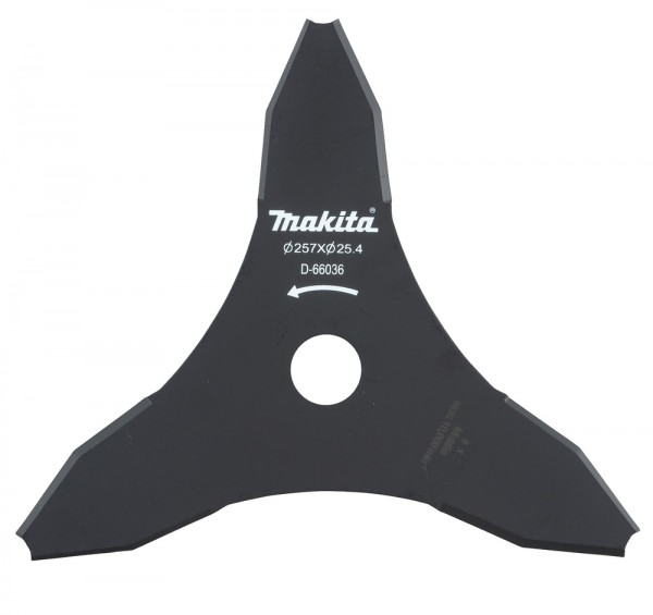 Makita D-66036 Schlagmesser Dickichtmesser 257x25,4mm  1026 9156