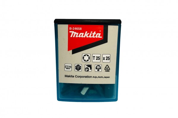 Makita B-24658 Bit T25 25 Stück Torx T25 25 mm