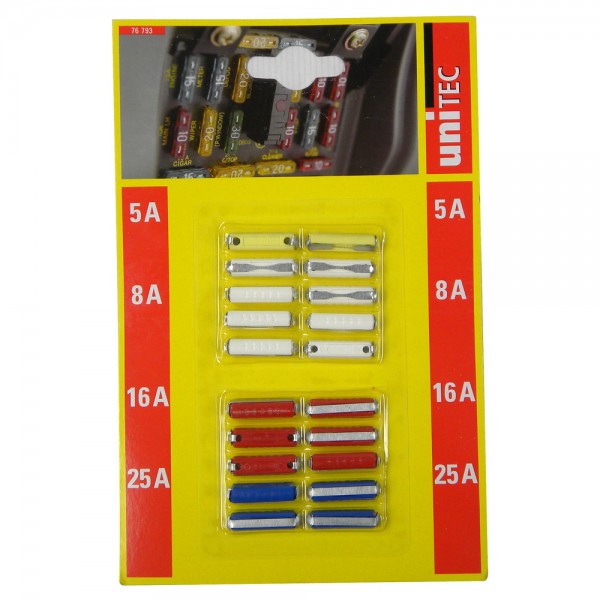 Autosicherungen 20 Stk. 5 - 25A 0922 4436