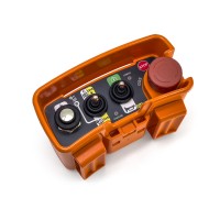 Befestigungstechnik F.R. | Anschweißhaken | 1,12 t | 1 Stk. | Schaufelhaken rot lackiert GK8 Baggerhaken Löffelhaken zum anschweißen Schaufel (1,12 t - 1120kg