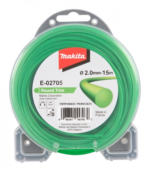 Dolmar 369.224.790 Makita E-02705 Mähfaden ROUND TRIM 2,0/15M DOLMAR 0522 4201
