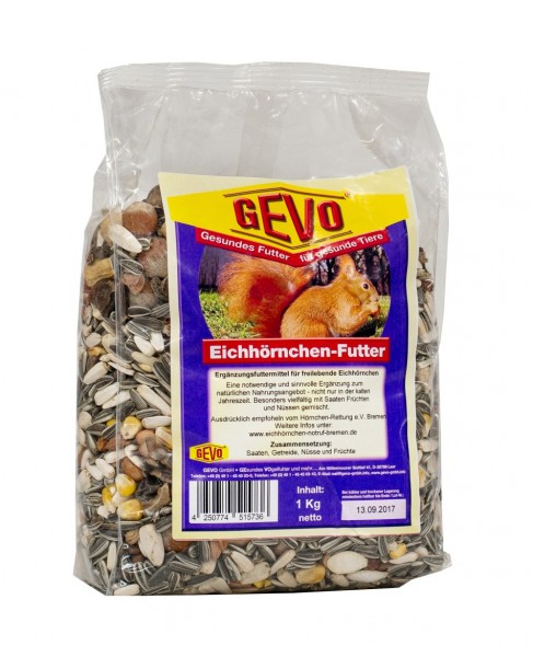 GEVO Eichhörnchenfutter 1 kg  1022 8695