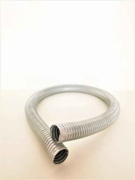 Abgasschlauch Metallschlauch flexibel verzinkt Flexrohr 1m u. 2m, 25mm bis  150mm