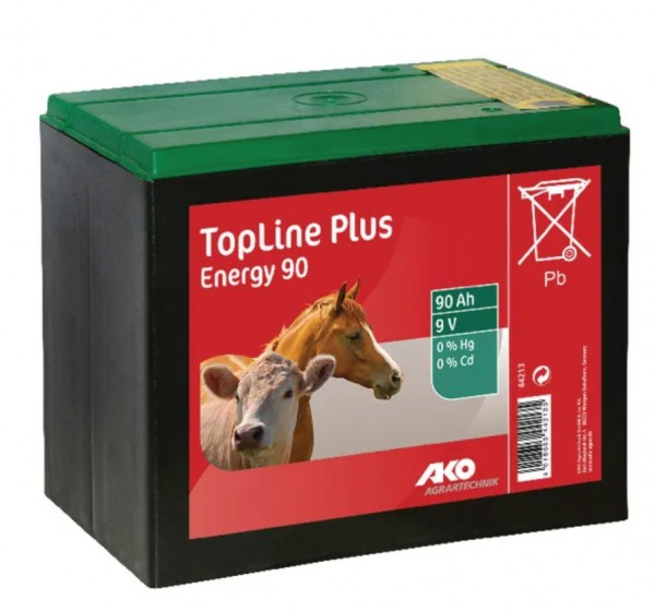 Ako Weidezaunbatterie "Top Line Plus" 9 V/90 Ah Zink/Kohle  0122 5851