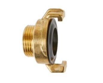 GEKA Messing Schnellkuppl.Gewindestk 1/2"AG 0820 5076