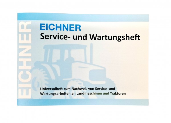 Service- und Wartungsheft für Schlepper Traktoren universal 0225 8846
