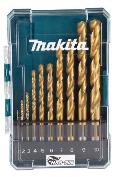 Makita D-72849 Bohrer-Set HSS - TiN  Titanbeschichtet  0423 8814