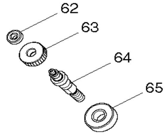 Makita 135967-4 Getriebe komplett für DUR189    1023 6309