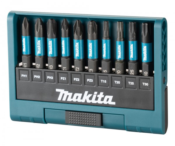 Makita E-12011 Impact Black-Bit-Set 10-teilig  PH/PZ/T   0123 8734