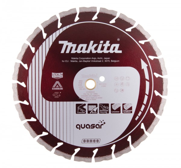 Makita B-13465 Diamanttrennscheibe Makita 350x25,4 Quasar   0226 1542
