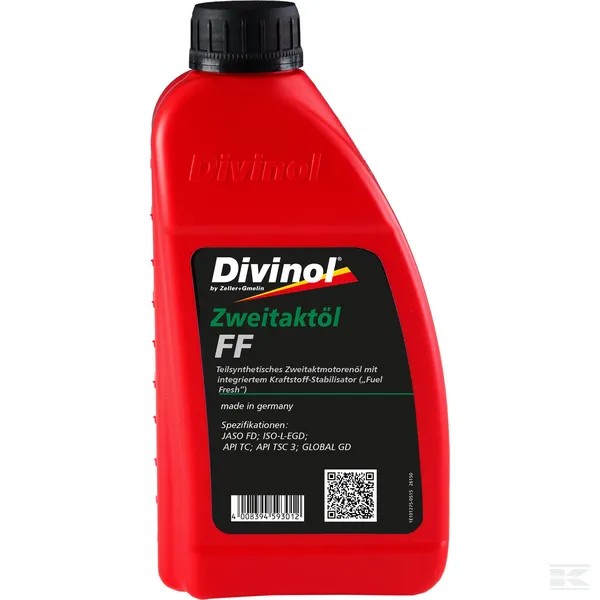 Divinol Zweitaktöl FF 1x1 Liter 2-Taktöl teilsynthetisch 2T Mischöl  0223 6849