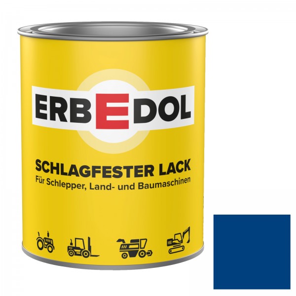 5054 RAL 5010 Enzianblau Erbedol Lack Kunstharzlack Farbe 750ml   0225 5054
