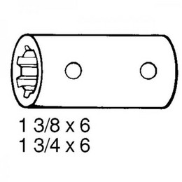 Zapfwellenprofilhuelse 6Z 1 3/8 x 6