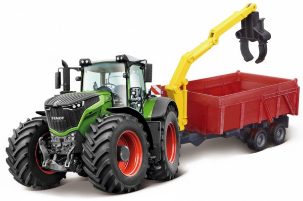 Bburago Fendt 1000 Vario mit Kombi-Anhänger