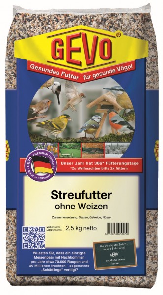 GEVO Streufutter ohne Weizen 2,5 kg 1022 8686