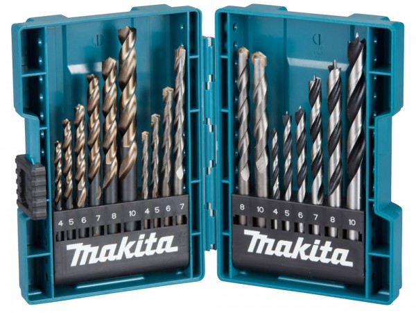Makita B-49432 Bohrer-Set Ø 4 - 10mm  Metall/Holz/Stein   0423 8818