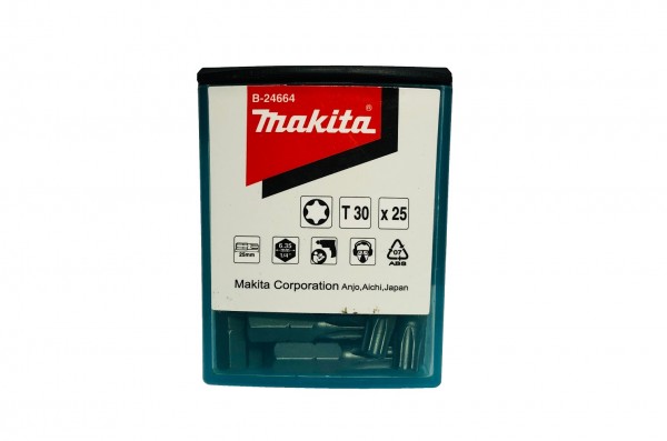 Makita B-24664 Bit T30 25 Stück Torx T30 25 mm