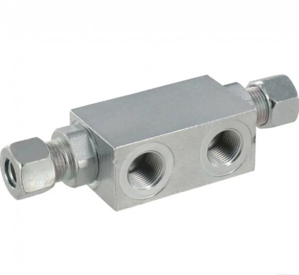 Rückschlagventil - 80l/min, Sperrblock hydraulisch entsperrbar doppelwirkend   0123 8756