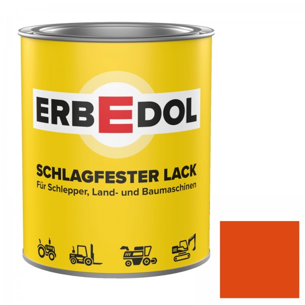ATLAS-ORANGE BIS 1986 SL2300 Büchner Erbedol Lack Kunstharzlack Farbe 750ml 0625 9254